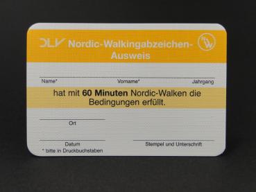 Ausweis - 60 Minuten Nordic Walking